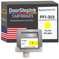 DoorStepInk Brand for Canon PFI-303 330ML Yellow Remanufactured in the USA Ink Cartridge