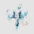Blue elephant - PDF Cross Stitch Pattern